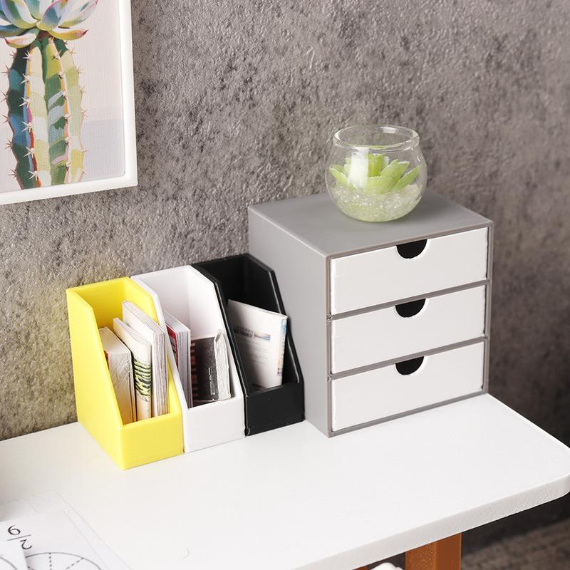 Wooden Dollhouse Bookcase with - Kids Toys Drawers 评论和价格