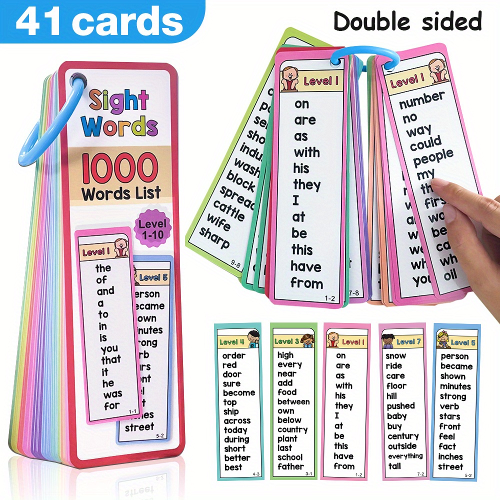 1000 Sight Words Flash Cards f - Educational Flash Card 评论和价格