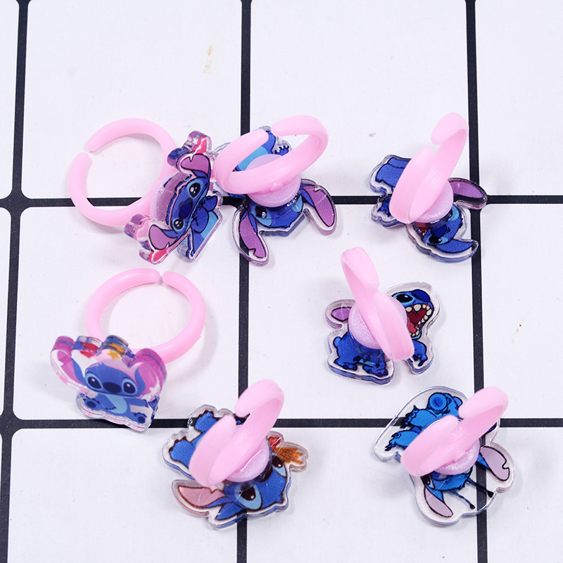Stitch Acrylic Ring 10/20pcs K - Kids Toys Usa 评论和价格