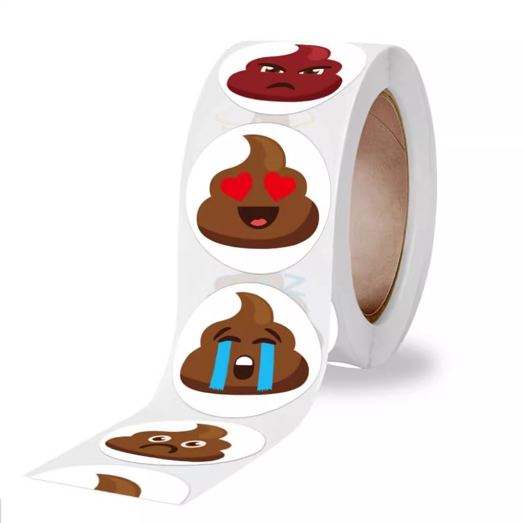 100-500pcs Funny Poop Cartoon  - Kids Toys Laptop 评论和价格