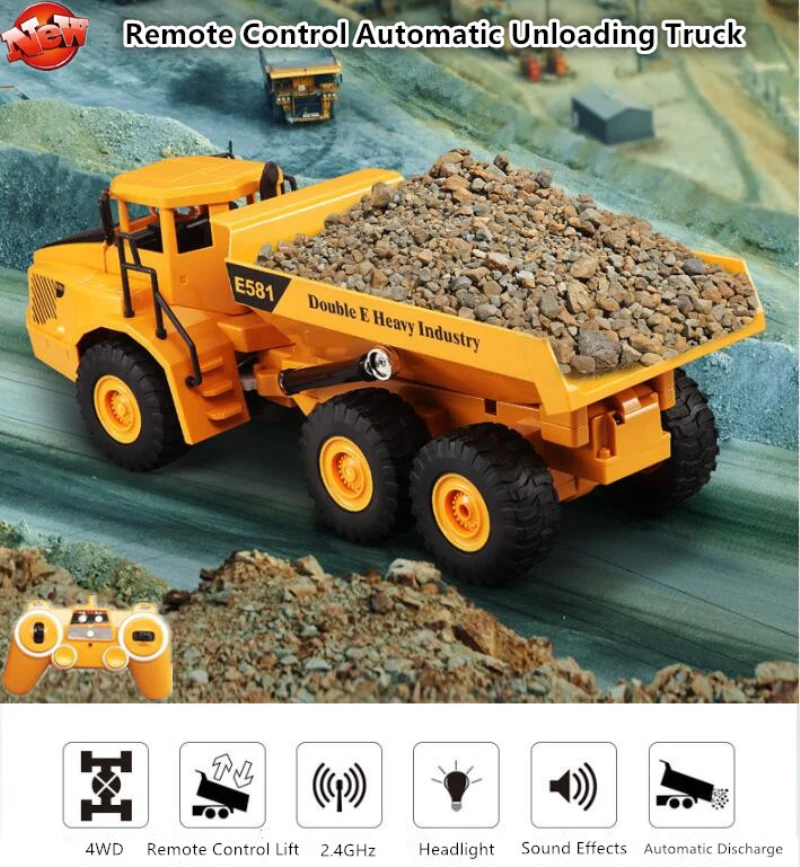 Remote Control Dump Truck RC 1 - Kids Toys Under $20 评论和价格