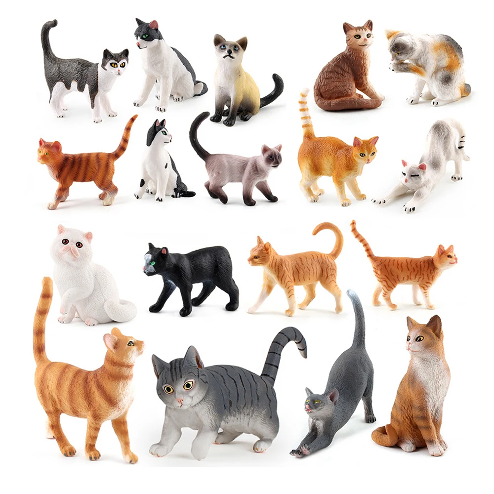 Cat Model Toys Farm Animals Mi - Kids Toys Under 200 评论和价格