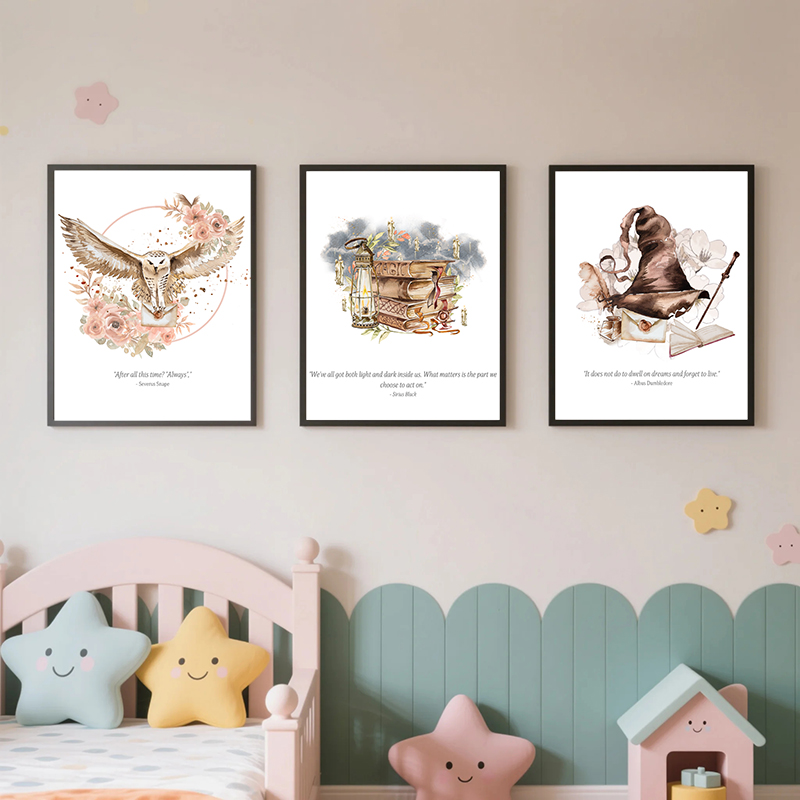 Harry Potter Film Posters Wiza - Kids Toys Quotes 评论和价格