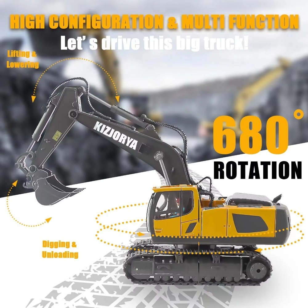 2.4G Remote Control Excavator  - Kids' Toys Channel 评论和价格