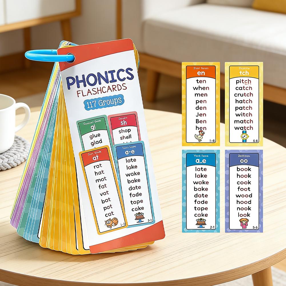 117 Groups Phonics Flashcards  - Educational Flash Card 评论和价格