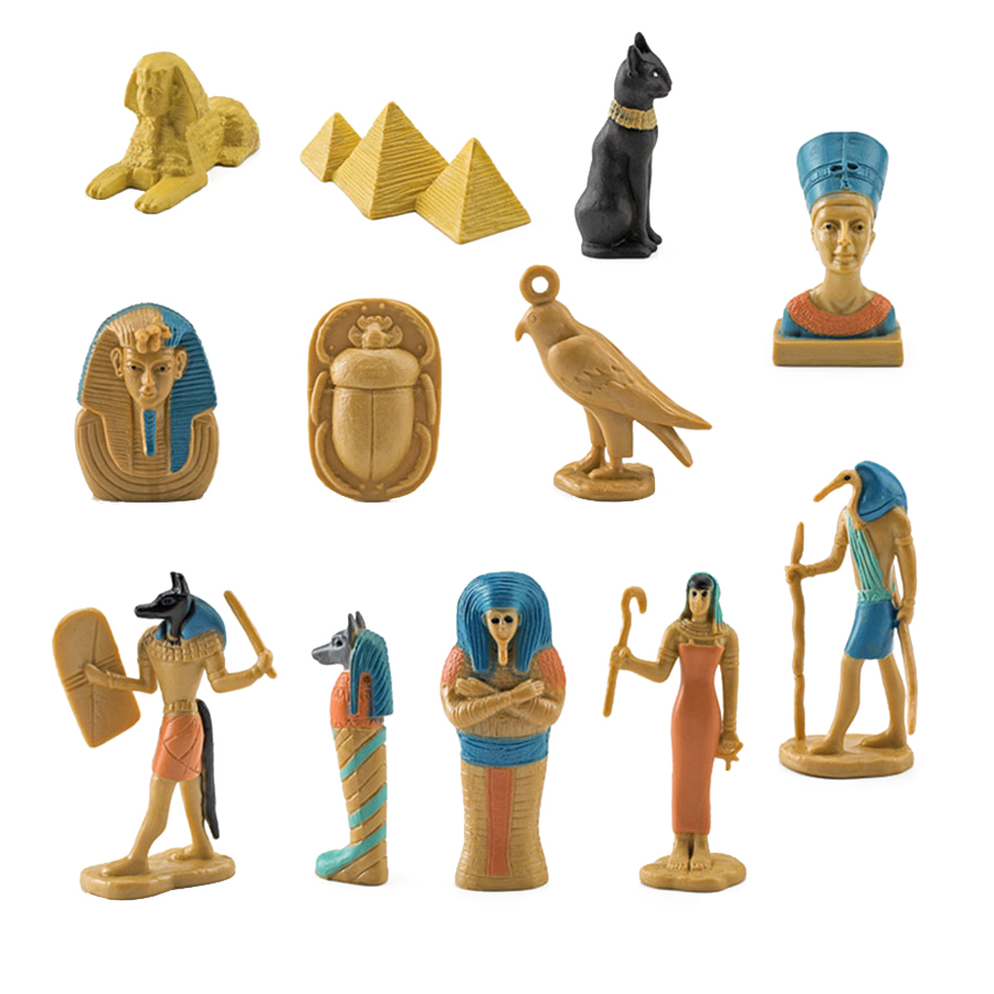 12Pcs Ancient Egypt Figurine P - Kids Toys Under 200 评论和价格