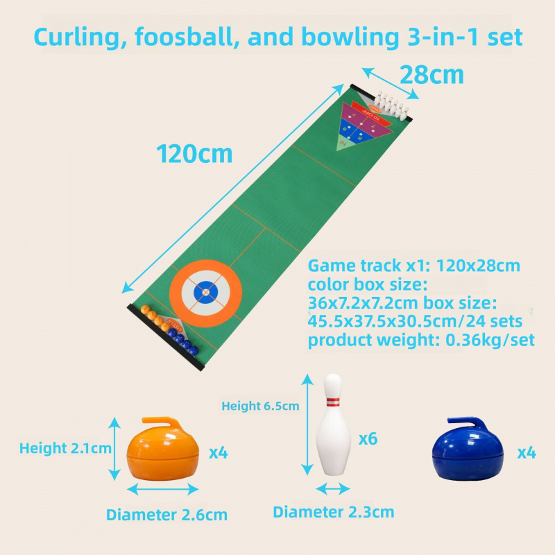 Curling Tabletop Game Set, Min - Kids Toys Kids Toys 评论和价格