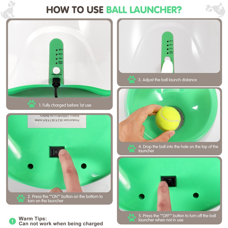 Dog Tennis Ball Launcher Dogs  - Catapult Launcher Toy 评论和价格