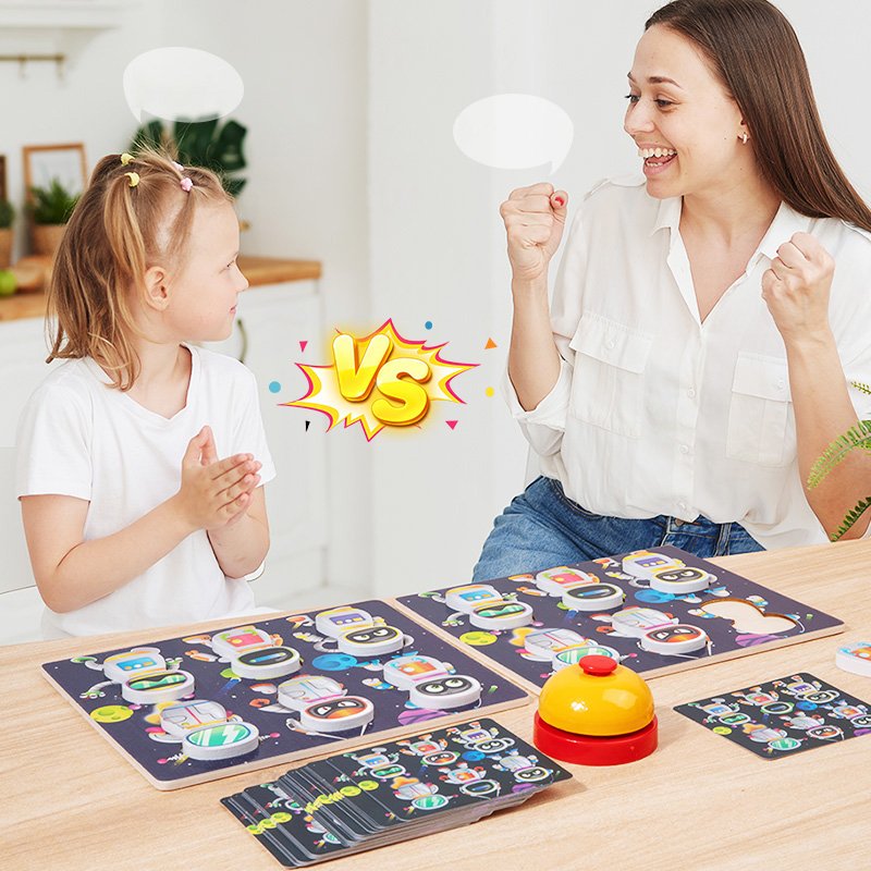 Montessori Double Battle Build - Wooden Blocks Stacking 评论和价格