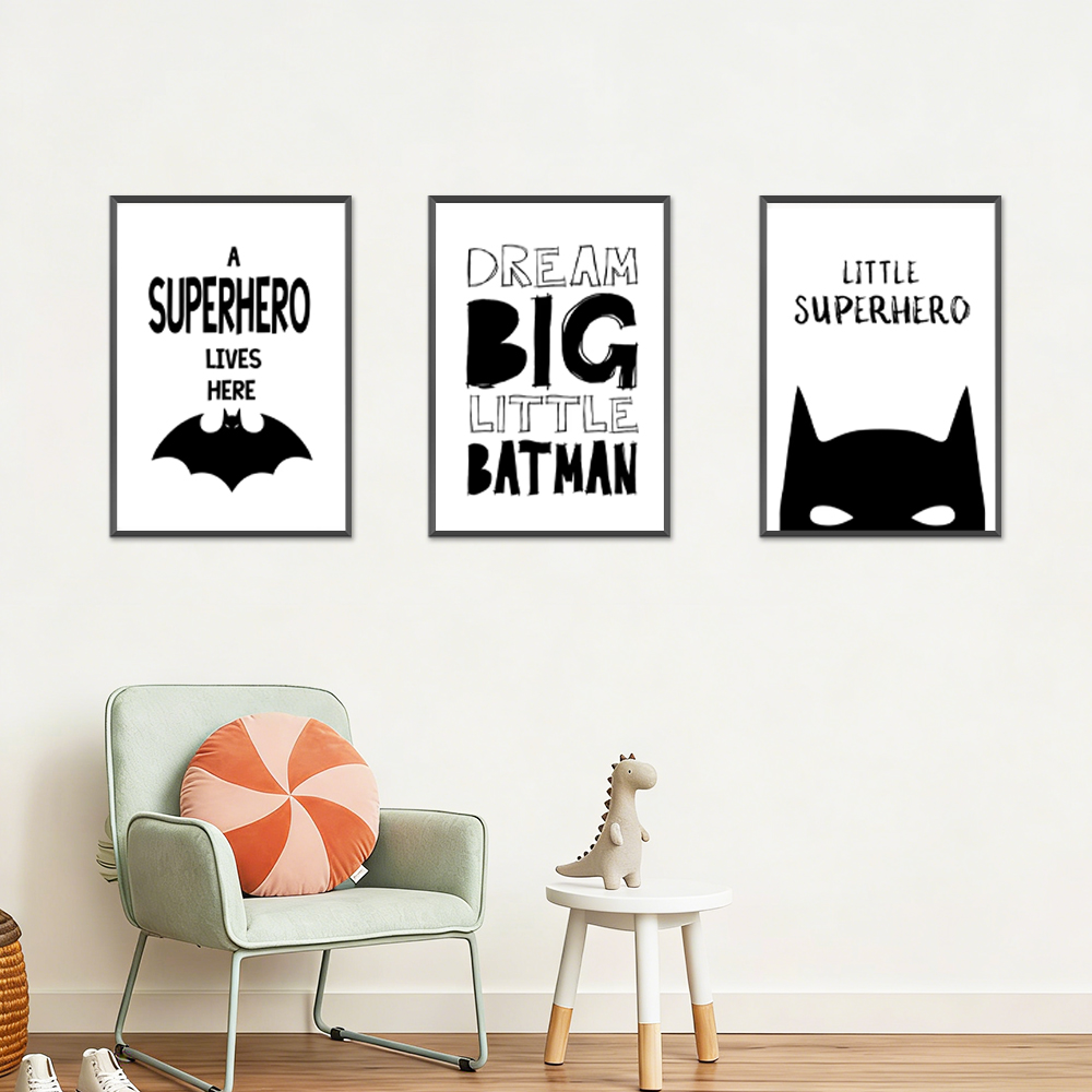Black and White Superheroes Mi - Kids Toys Quotes 评论和价格